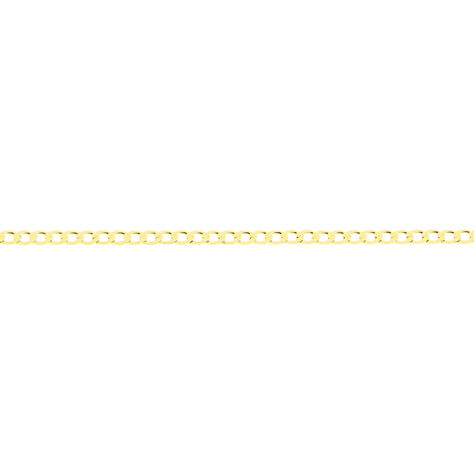 Unisex Panzerkette Facettiert Gold 375  - Halsketten Unisex | OROVIVO