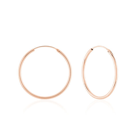 Damen Creolen Silber 925 Rosé Vergoldet - Creolen Damen | OROVIVO