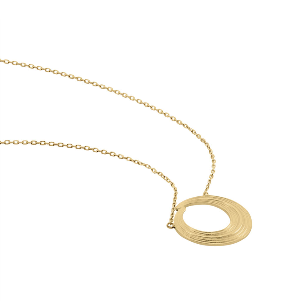 Damen Halskette Messing Gold 750 plattiert  - Halsketten Damen | OROVIVO