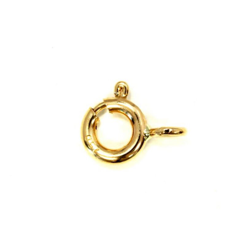 Anello a Molla Large Oro Giallo - Spannringe Unisex | OROVIVO