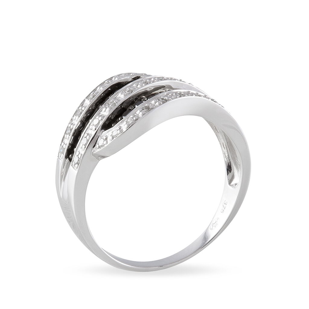 Bague Candela Or Blanc Diamant - Spannringe Damen | OROVIVO