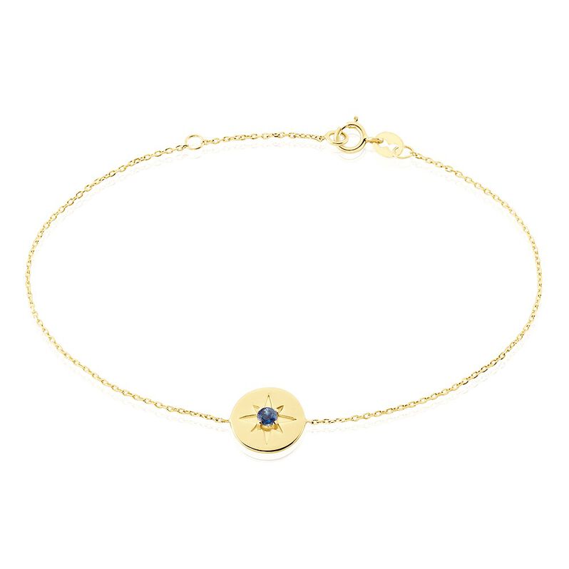 Bracelet Melchior Or Jaune Saphir - Spannringe Damen | OROVIVO