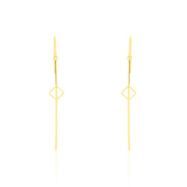 Damen Ohrhänger Lang Gold 375 Raute - Ohrhänger Damen | OROVIVO