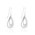 VILIANA Damen Ohrringe Lang Silber 925 Zirkonia Wei&szlig; Tropfen