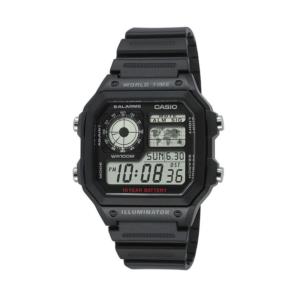 CASIO COLLECTION Herrenuhr AE-1200WH-1AVEF Quarz