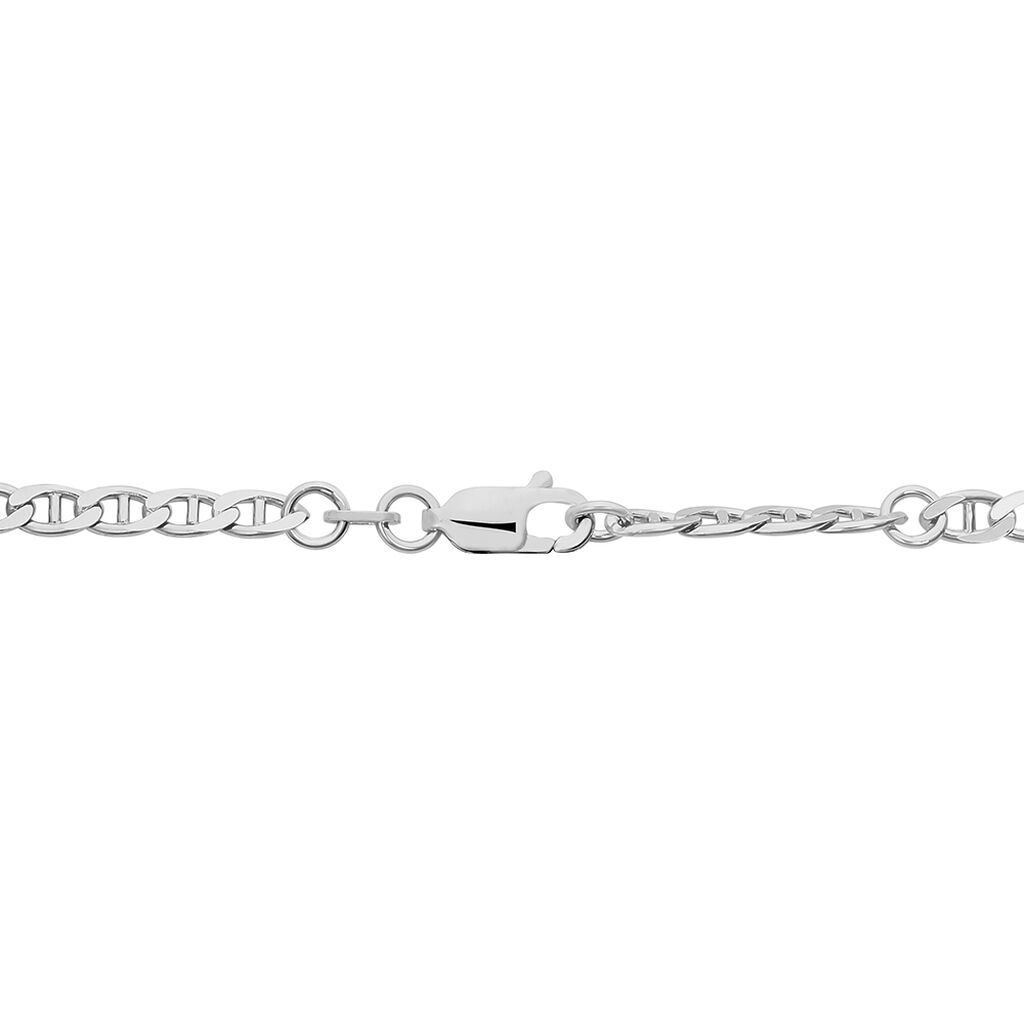 STEGPANZER S Unisex ID Armband Silber 925 Rechteckig - Armbänder mit Gravur Unisex | OROVIVO
