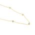 RENI Damen Collier Gold 375 (9 Karat) Zirkonia Weiß 0,620 ct