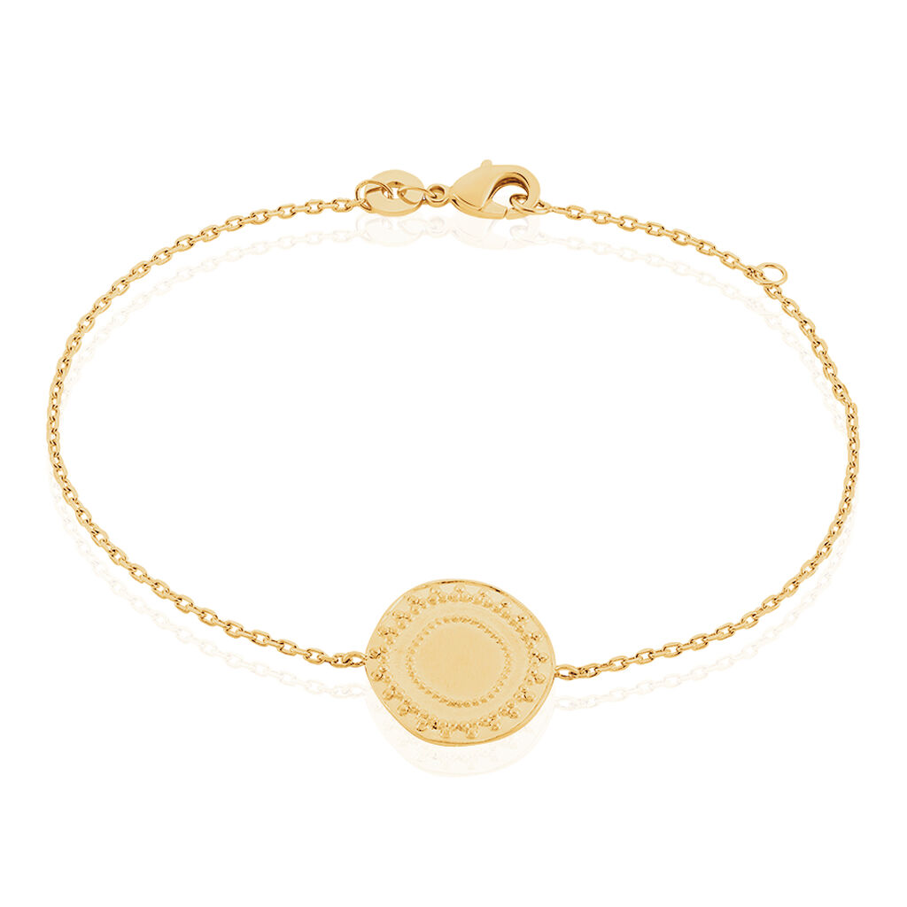 Bracelet Plaque Or Nyah Pastille - Spannringe Damen | OROVIVO