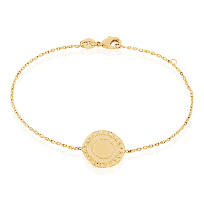 Bracelet Plaque Or Nyah Pastille - Spannringe Damen | OROVIVO