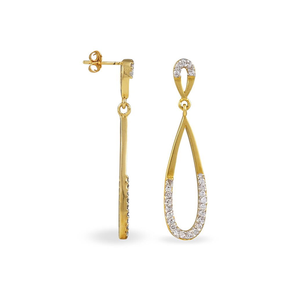 Boucles D'oreilles Plaqué Or - Spannringe Damen | OROVIVO
