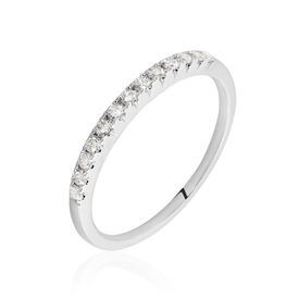 Pavéring Weißgold 375 Diamant 0.007ct Memo Luisa - Eheringe Damen | OROVIVO