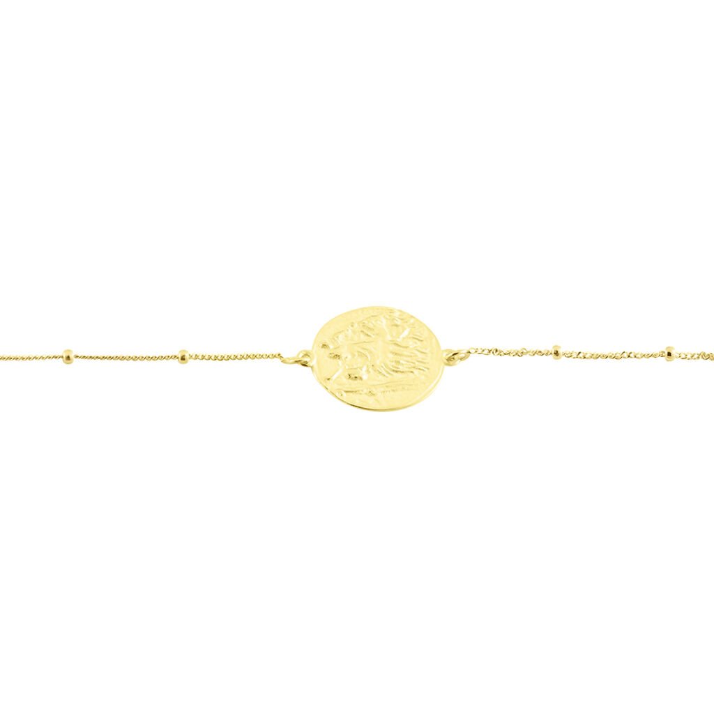 Damen Armband Gold 375 Münze Löwe Aksja - Armbänder Damen | OROVIVO