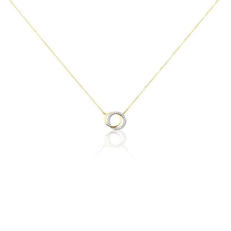 Collier Or Jaune Tresha Diamants - Spannringe Damen | OROVIVO
