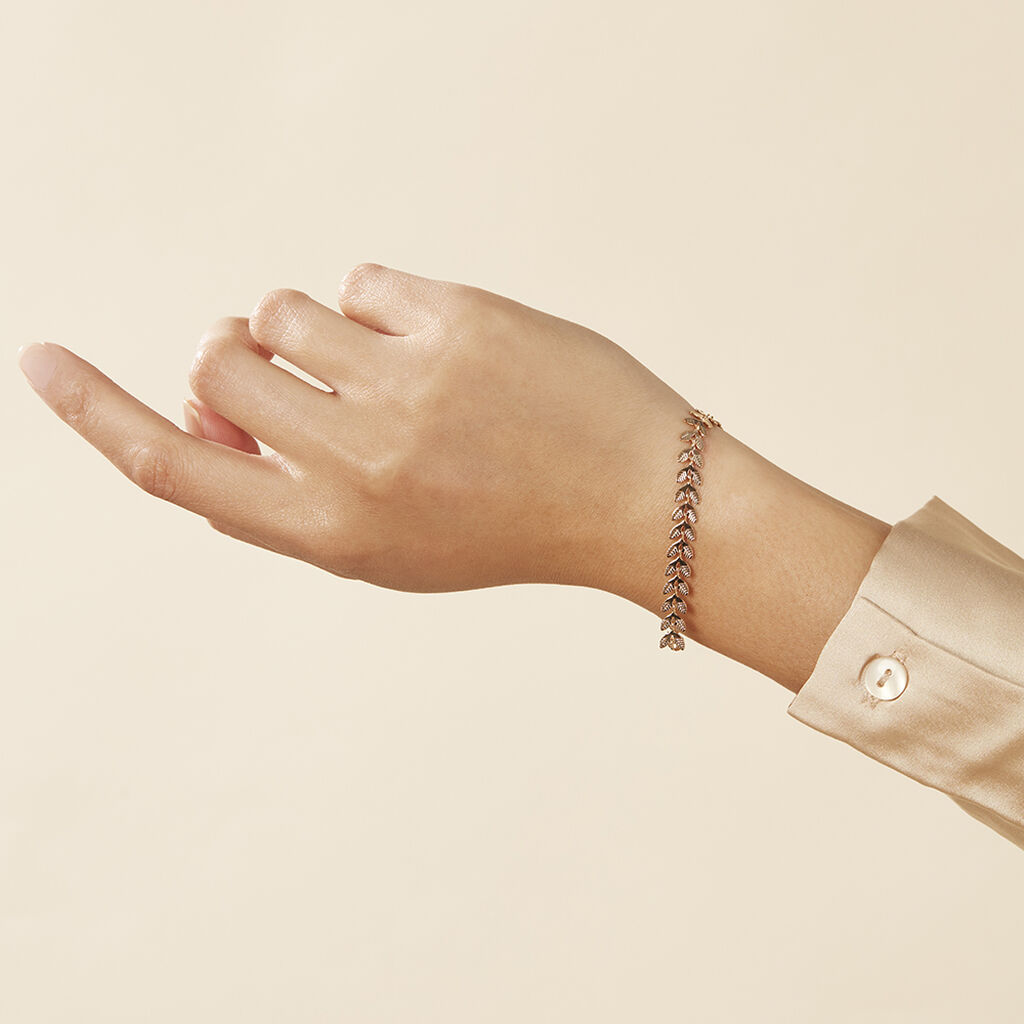 Damen Armband Messing Gold 750 plattiert 5 Micron - Armketten Damen | OROVIVO