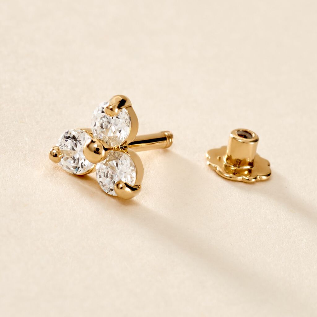 Piercing Nakato Or Jaune Oxyde De Zirconium