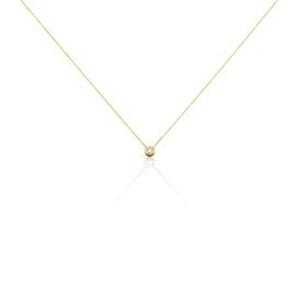 Damen Halskette Gold 375 Diamant 0,2ct Ofelia - Ketten mit Anhänger Damen | OROVIVO