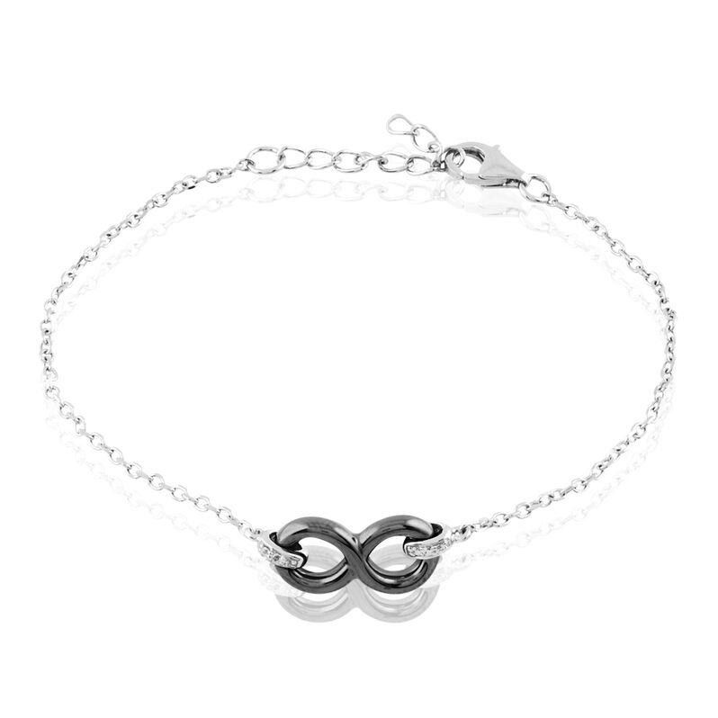Bracelet Argent Et Céramique - Spannringe Damen | OROVIVO
