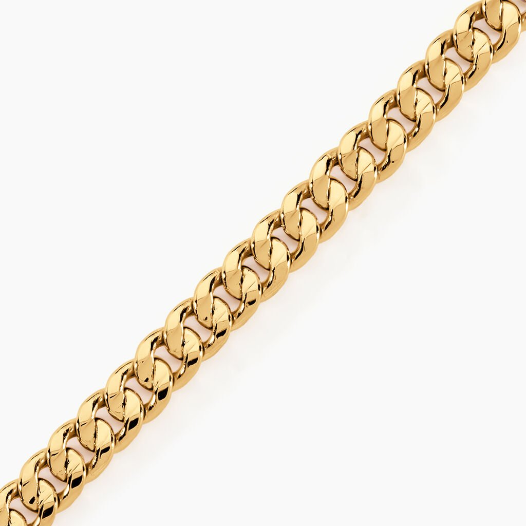 Bracelet Iris Or Jaune Maille Gourmette - Spannringe Herren | OROVIVO