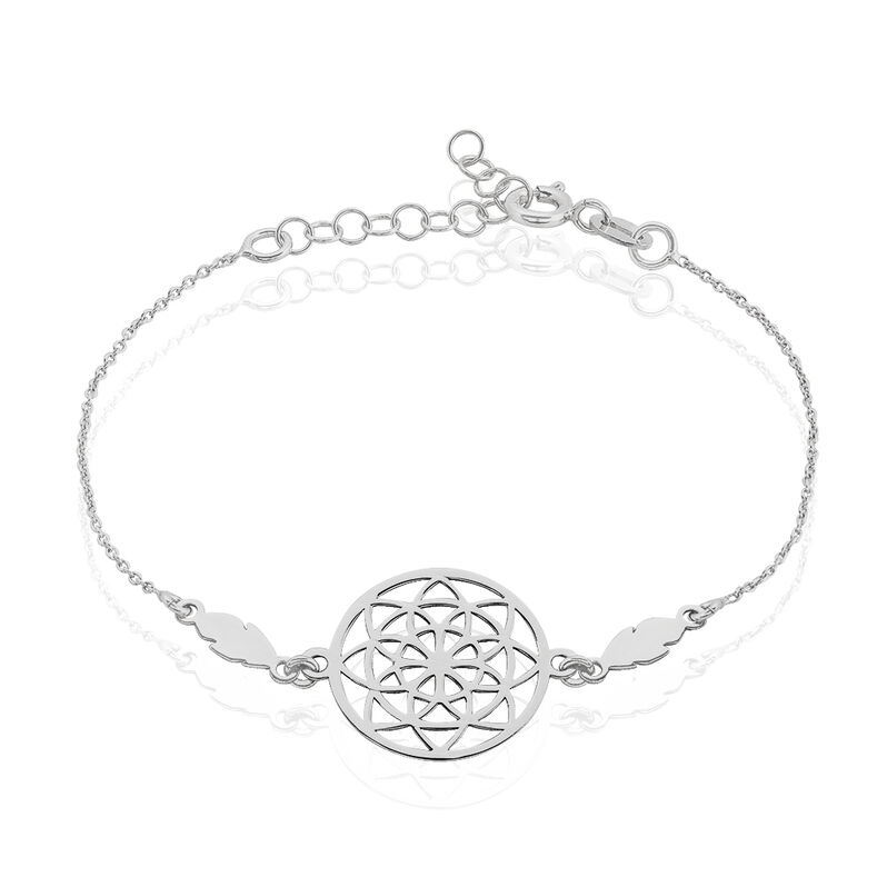 Bracelet Enola Argent Blanc - Spannringe Damen | OROVIVO