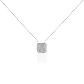 Damen Halskette Silber 925 Zirkonia rhodiniert - Ketten mit Anhänger Damen | OROVIVO
