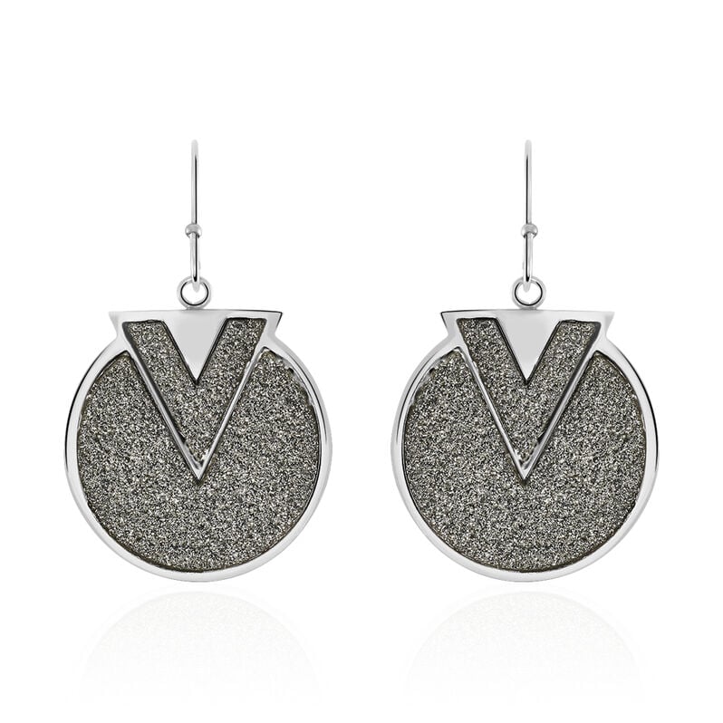 Boucles D'oreilles Pendantes Acier Blanc - Spannringe Damen | OROVIVO