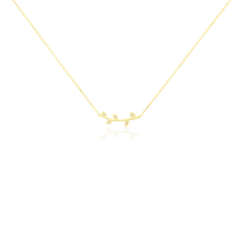 Collier Or Jaune Florinde Oxydes - Spannringe Damen | OROVIVO