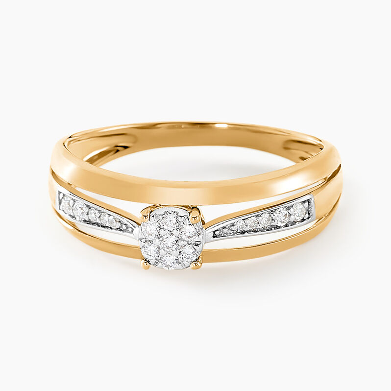 Bague Primrose Or Jaune Diamant - Spannringe Damen | OROVIVO