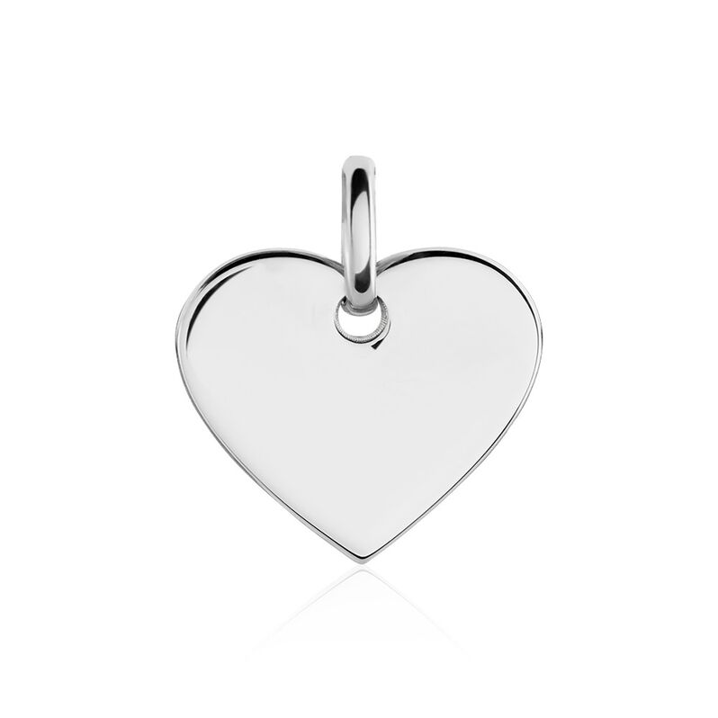 Anhänger mit Gravur Silber 925 Herz klein Aleria - Anhänger mit Gravur Damen | OROVIVO