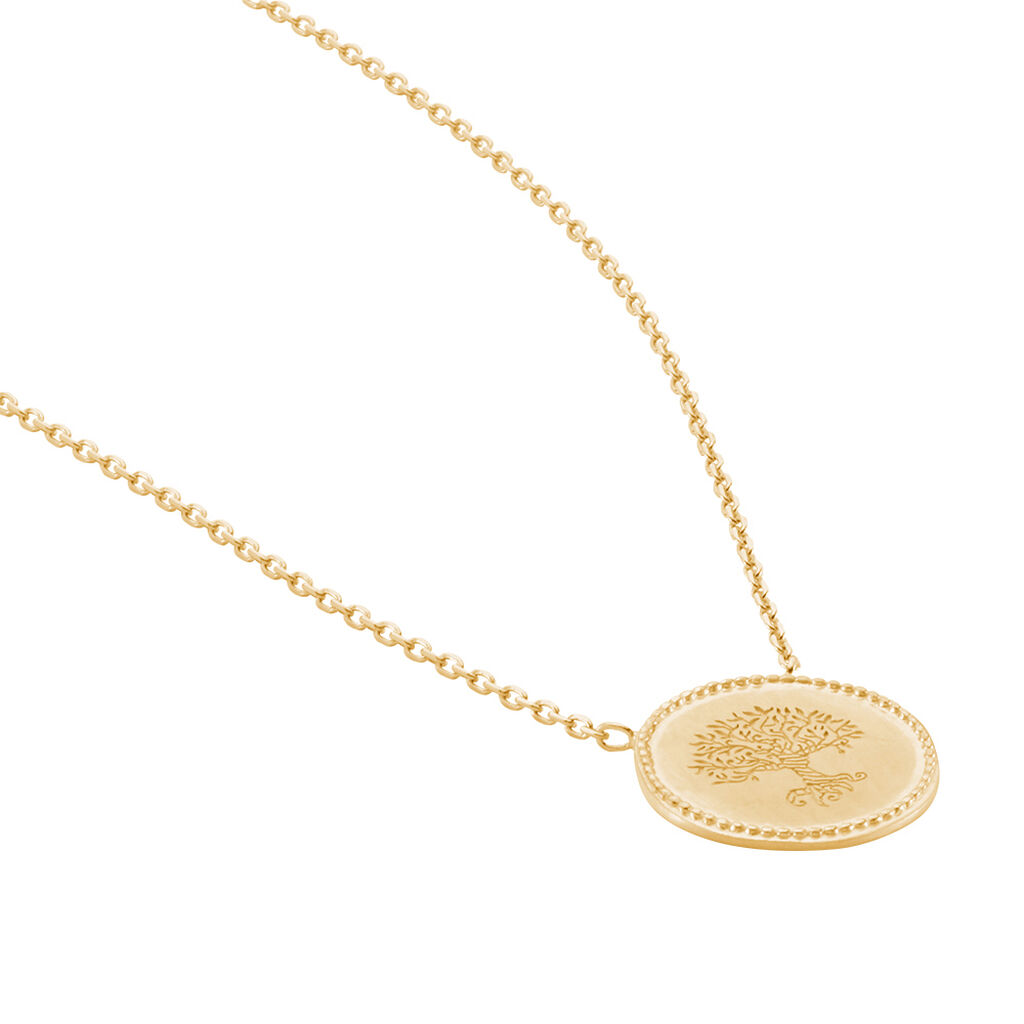 Collier Plaque Or Jaune Aziliza - Spannringe Damen | OROVIVO