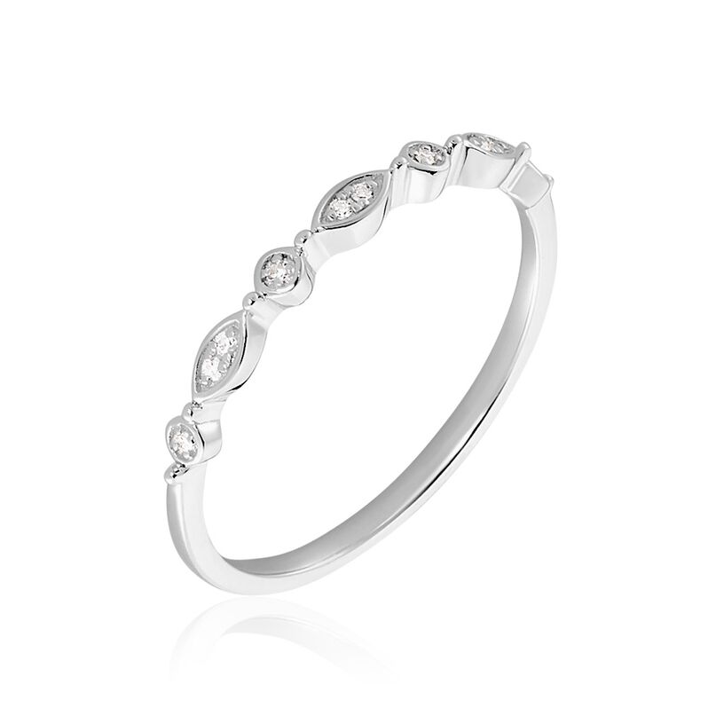 Alliance Vijay Or Weiss Diamant - Spannringe Damen | OROVIVO