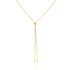 SEVDA Damen Collier Silber vergoldet 925 Balken B 1 mm