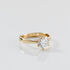 Sonate Damen Ring Gold 585 (14 Karat) Synthetischer Diamant Wei&szlig; 1,02 ct