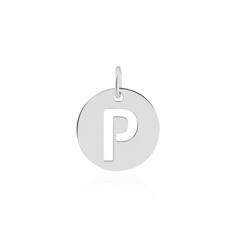 Pendentif Argent Elio Pastille Lettre P - Spannringe Familie | OROVIVO