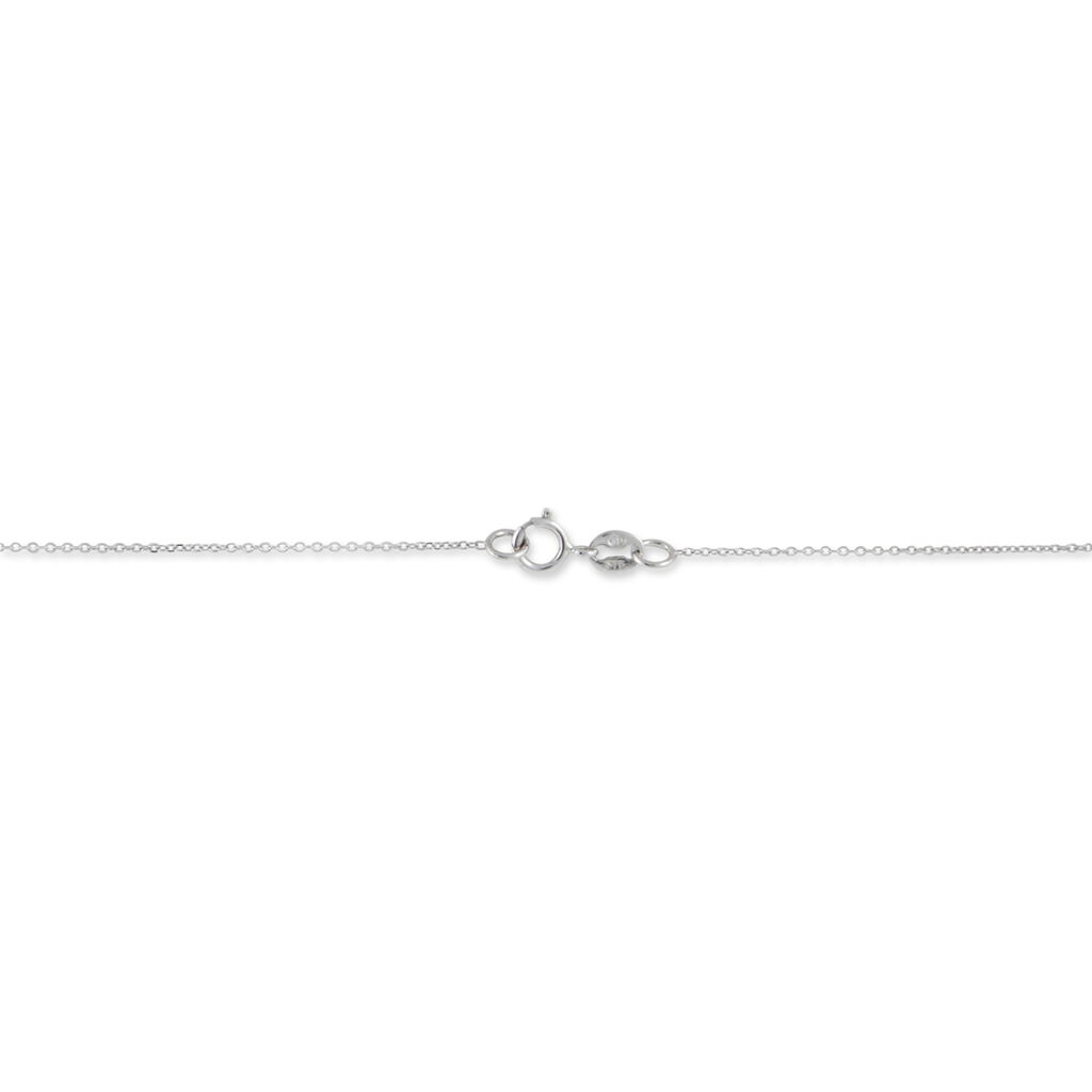 GOUTTE Damen Collier Weißgold 375 (9 Karat) Topas Blau 0,76 ct Tropfen B 0,46 mm - Halsketten Damen | OROVIVO