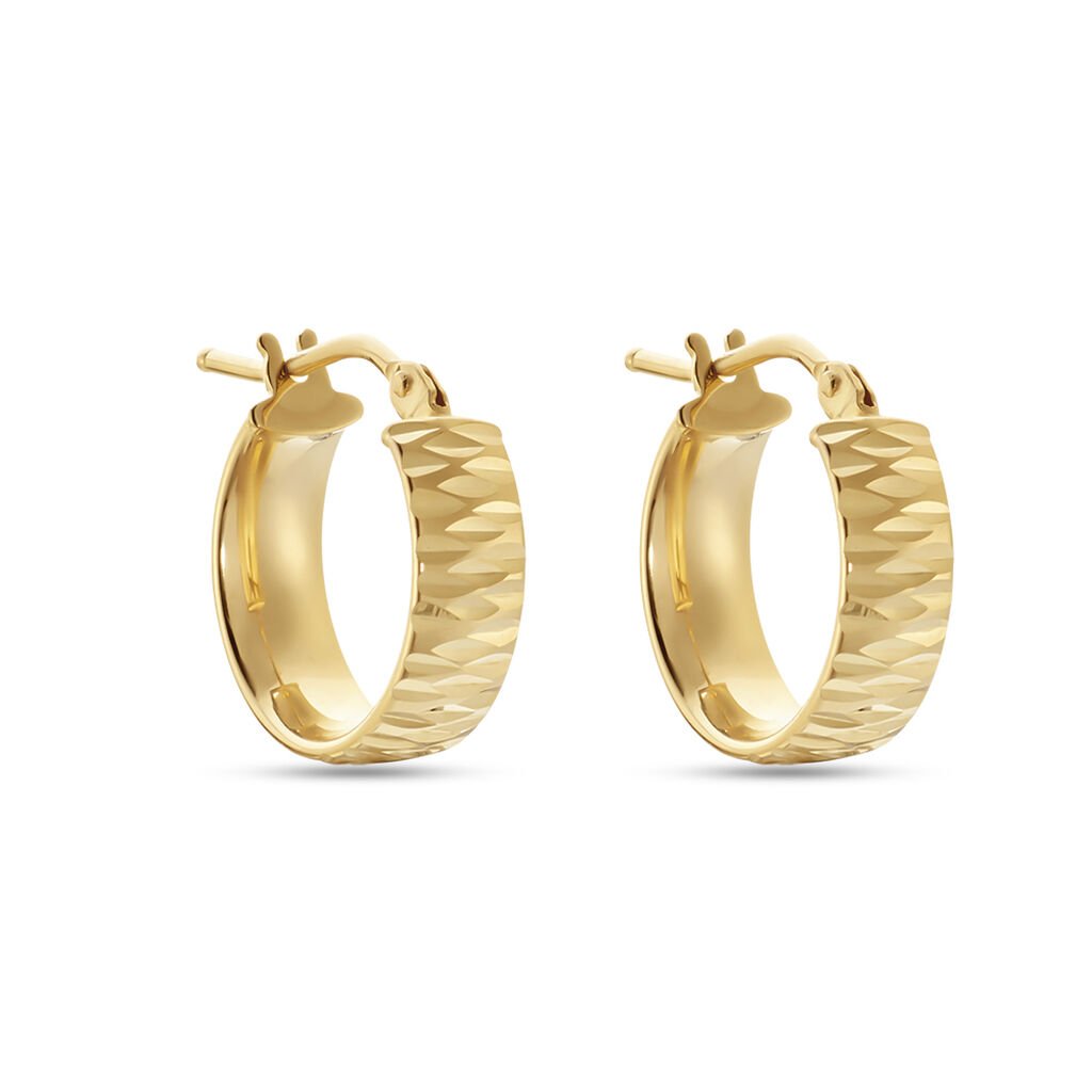 Damen Creolen Gold 375 (9 Karat)