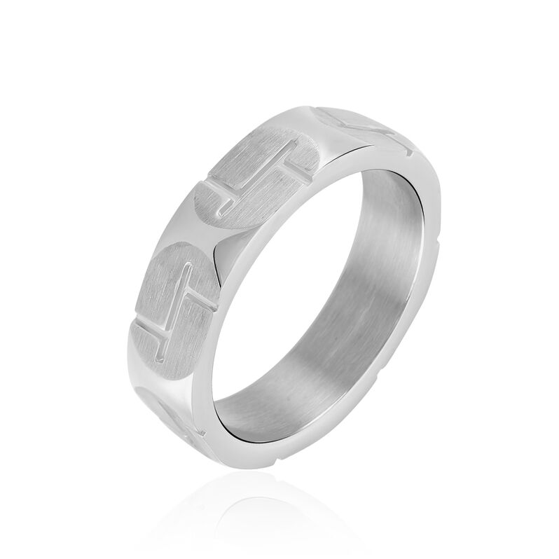Bague Jourdan Acier Geometrique - Spannringe Herren | OROVIVO