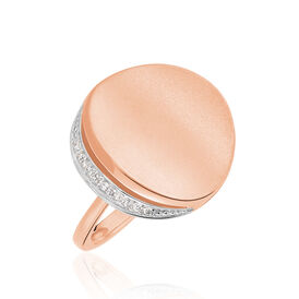 Cocktailring Roségold 375 Diamanten 0,051ct - Cocktailringe Damen | OROVIVO