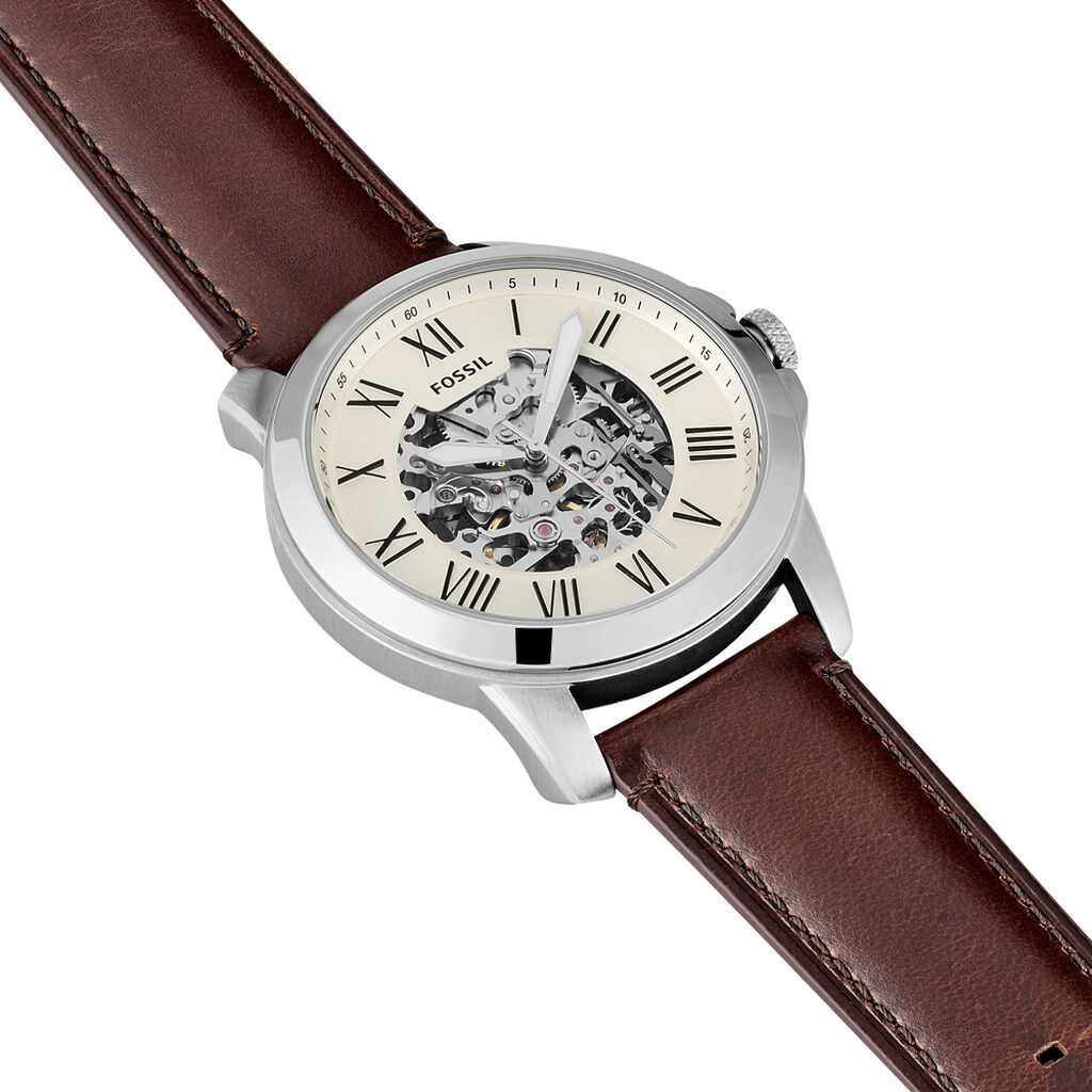 Montre Fossil Grant Automatique Beige - Spannringe Herren | OROVIVO