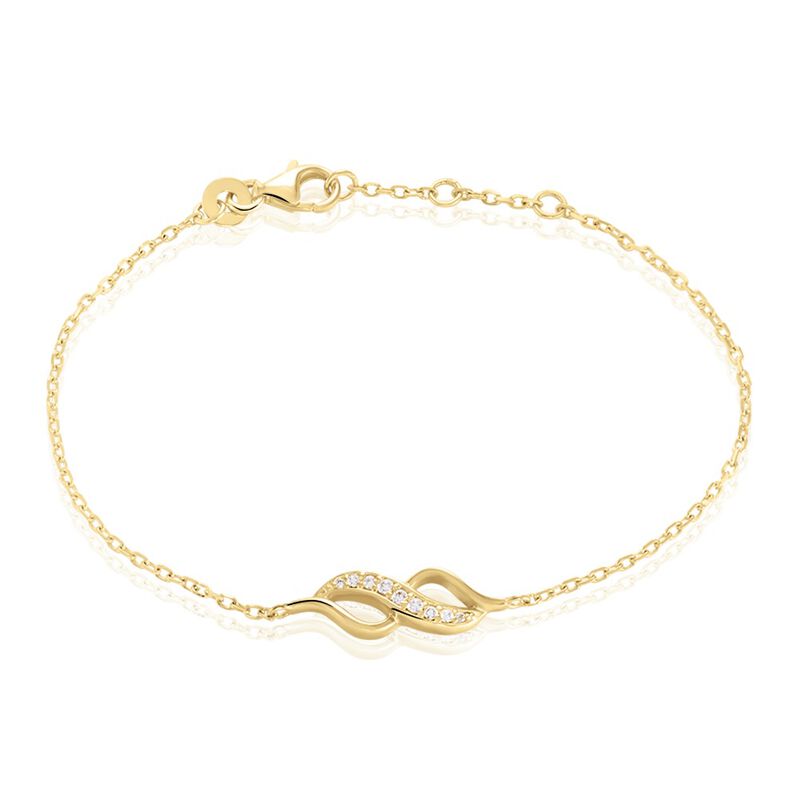 Bracciale Golden Dream Placcato Oro Giallo Cubic Zirconia - Spannringe Damen | OROVIVO