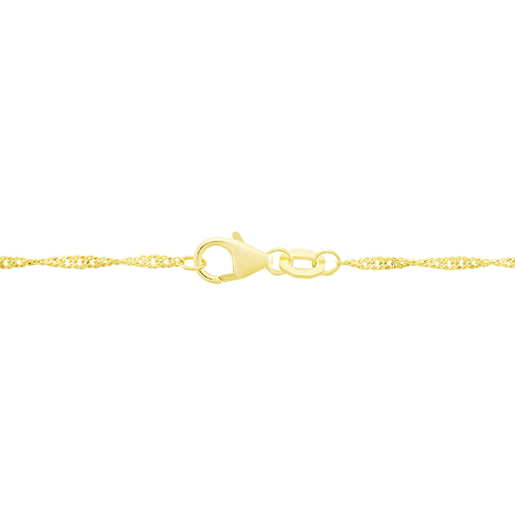 SINGAPUR 2 Damen Kette Gold 375 (9 Karat) B 1,4 mm