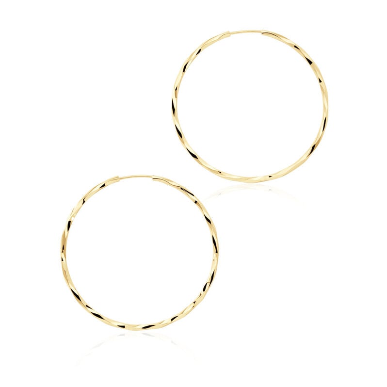 FLEXTWIST Damen Creolen Gold 375 (9 Karat) - Creolen Damen | OROVIVO
