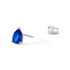 TALIDA Damen Ohrstecker Silber 925 Zirkonia Blau