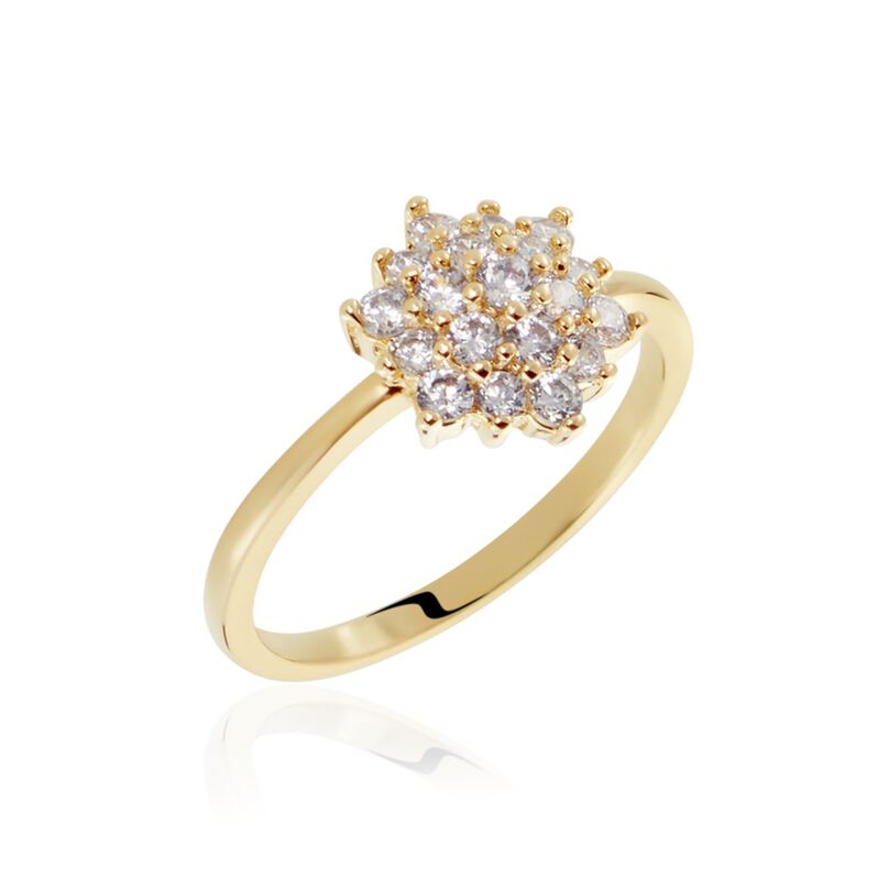 Bague Plaqué Or Sadoth Oxydes De Zirconium - Spannringe Damen | OROVIVO