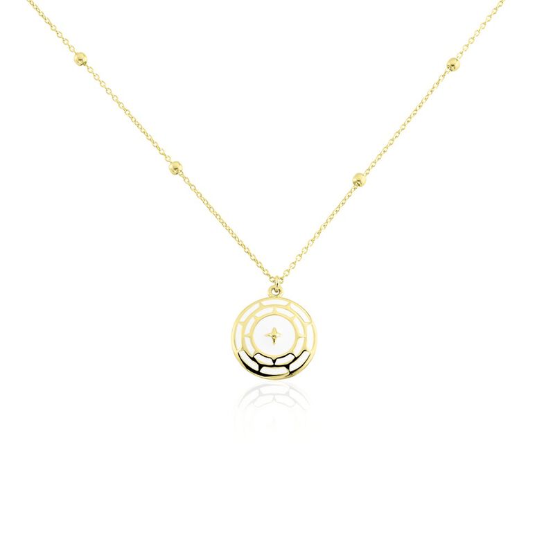 Collier Argent Jaune Vere - Spannringe Damen | OROVIVO