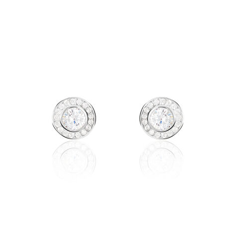 Damen Ohrstecker Silber 925 Zirkonia  - Ohrstecker Damen | OROVIVO