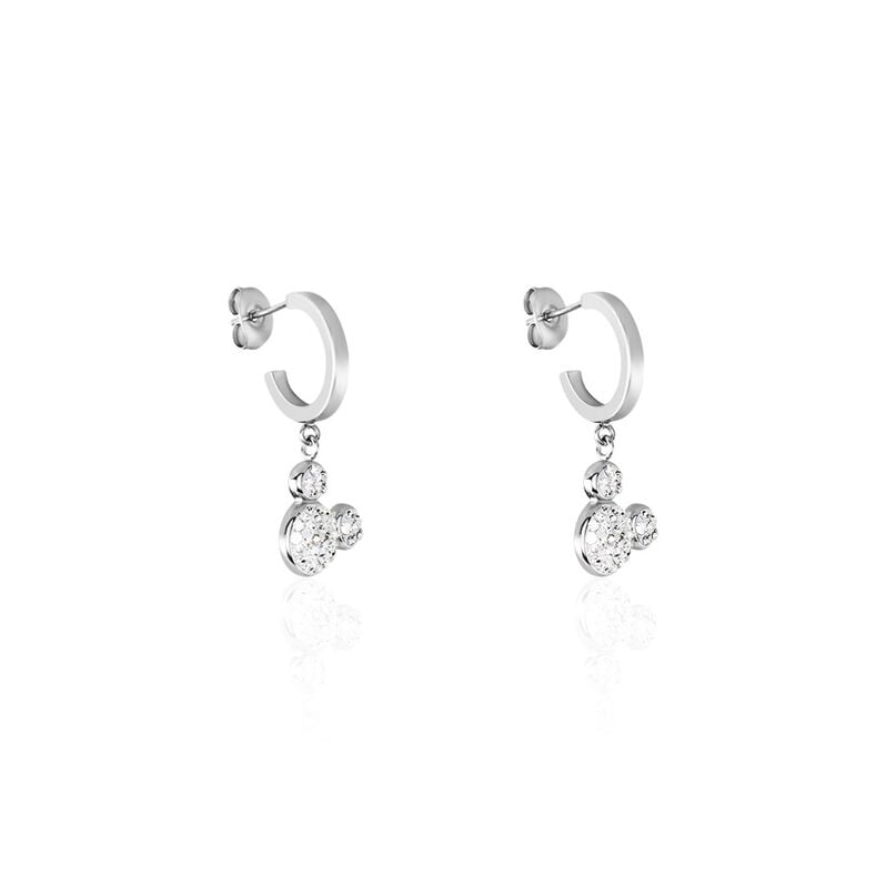 Créoles Disney Acier Weiss Strass - Spannringe Damen | OROVIVO