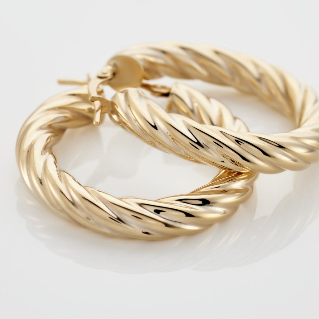 MELIA Damen Creolen Gold 375 (9 Karat)