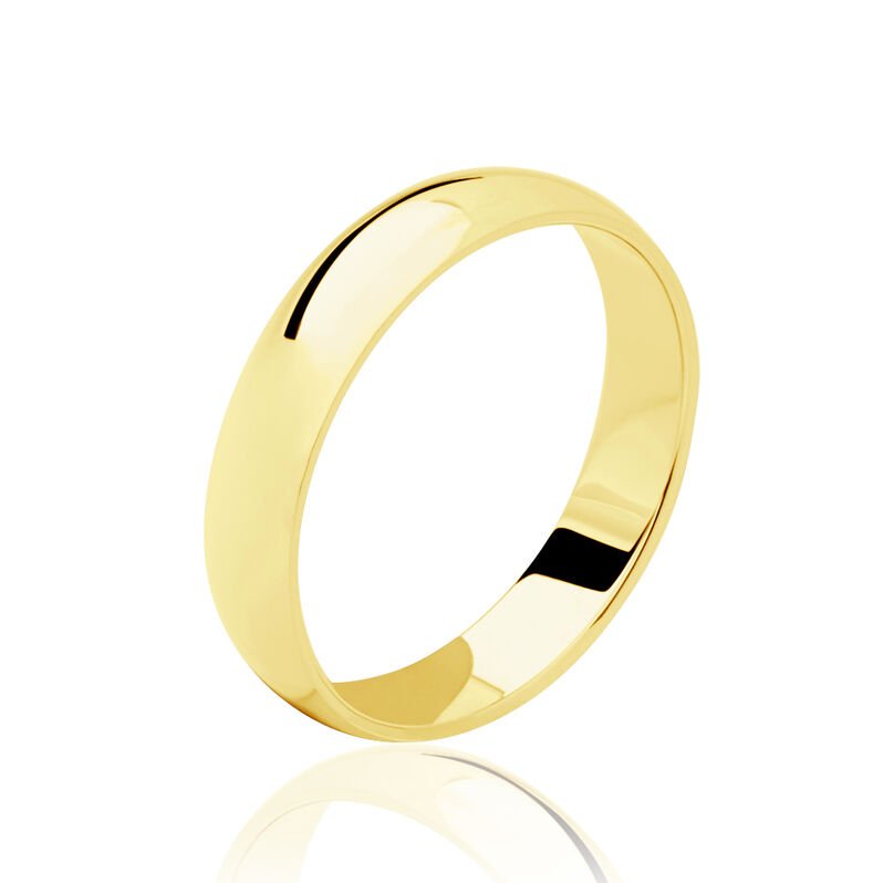 Alliance Irais Demi Jonc Classique Or Jaune - Spannringe Familie | OROVIVO