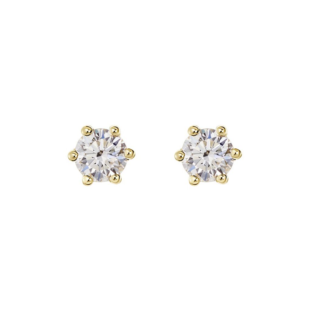 Damen Ohrstecker Gold 750 Diamant 0,52ct Monopoli  - Ohrstecker Damen | OROVIVO