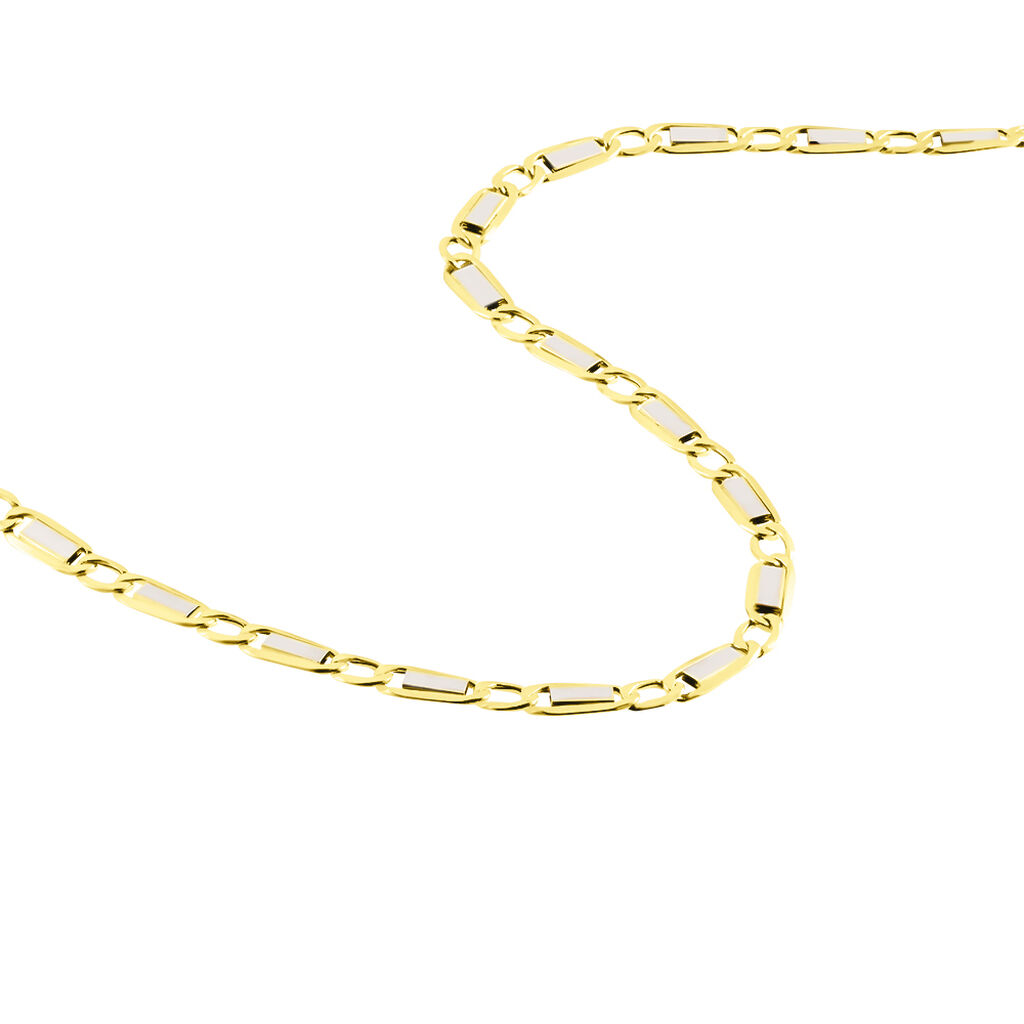 Collier Danae Plaquette Or Bicolore - Spannringe Herren | OROVIVO